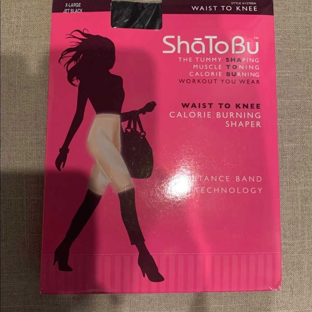 Shatobu waist time knee shaped black XL